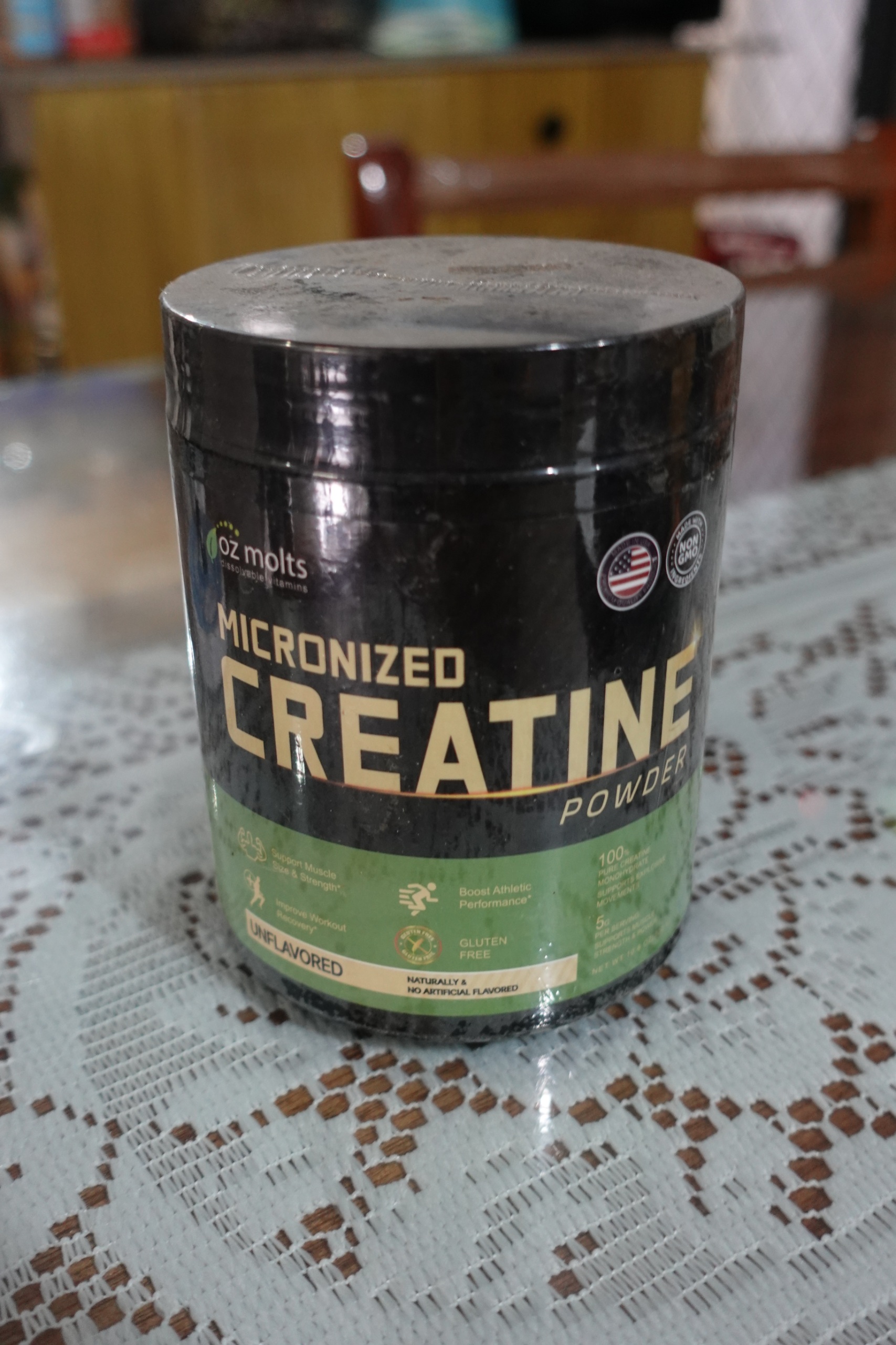 Micronized Creatine Powder Unflavored Oz Molts (sealed)