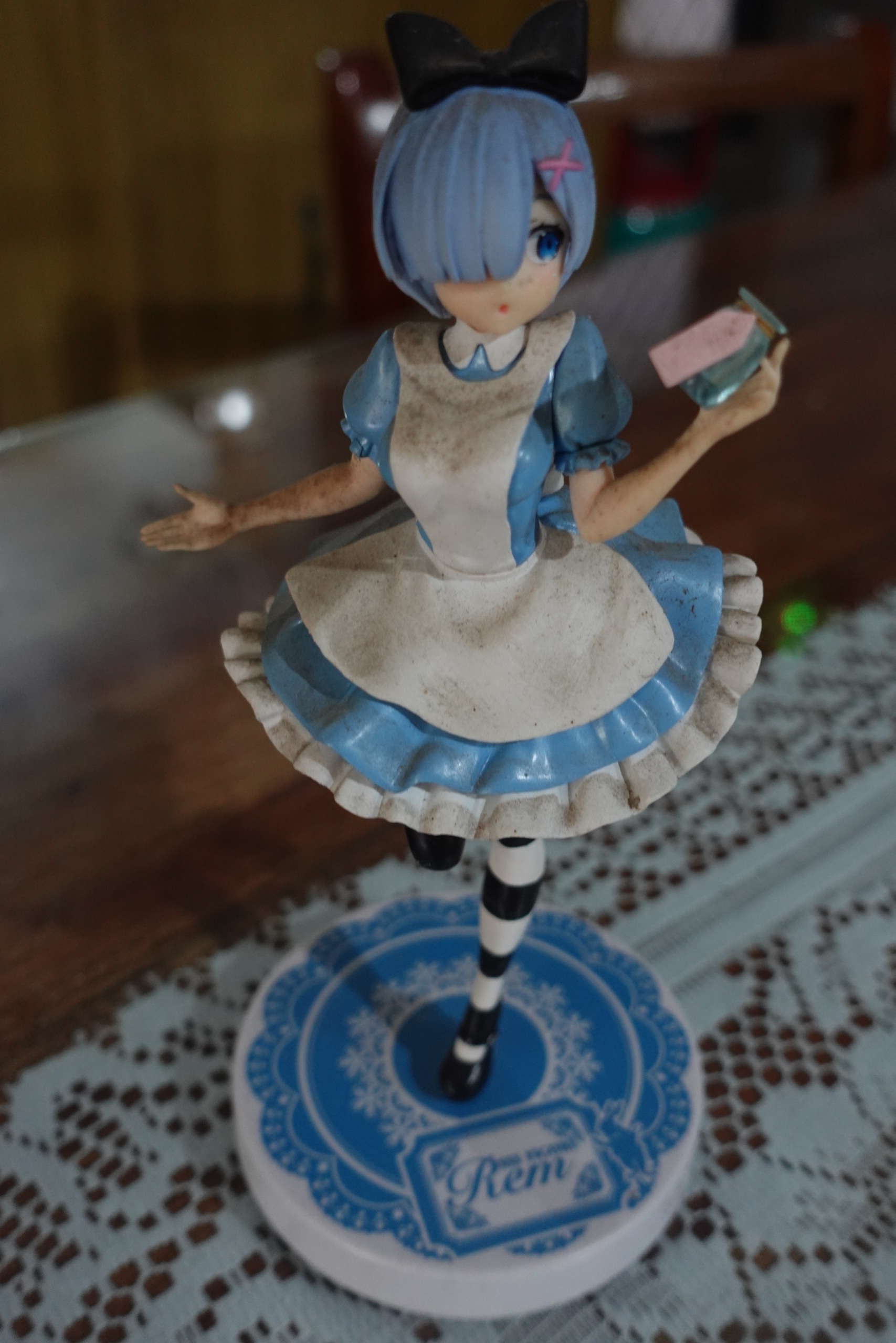Rem figure from Re Zero with base (used)
