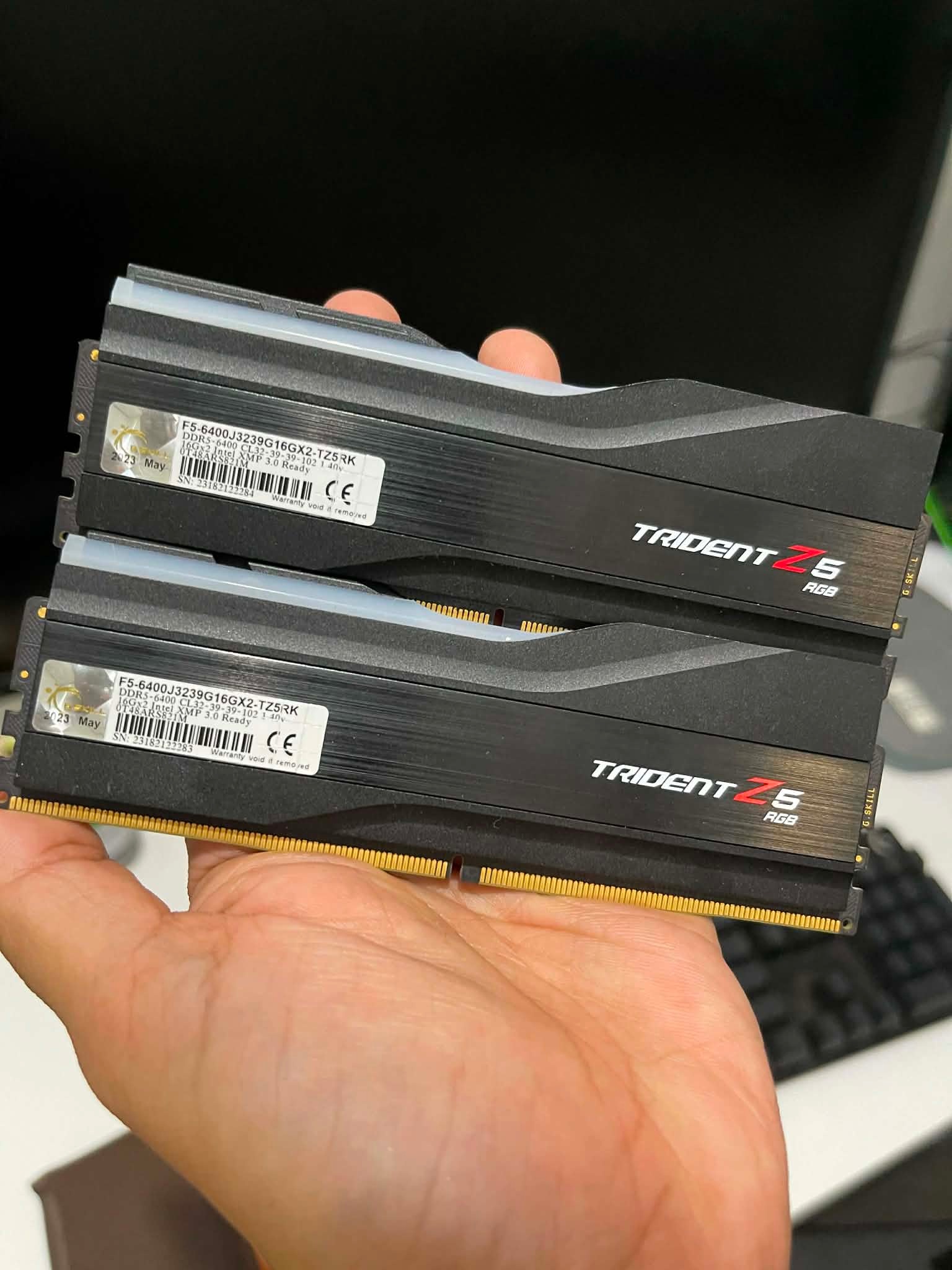 G.Skill Trident Z5 RGB DDR5 6400 32GB Kit 2x16GB CL32
