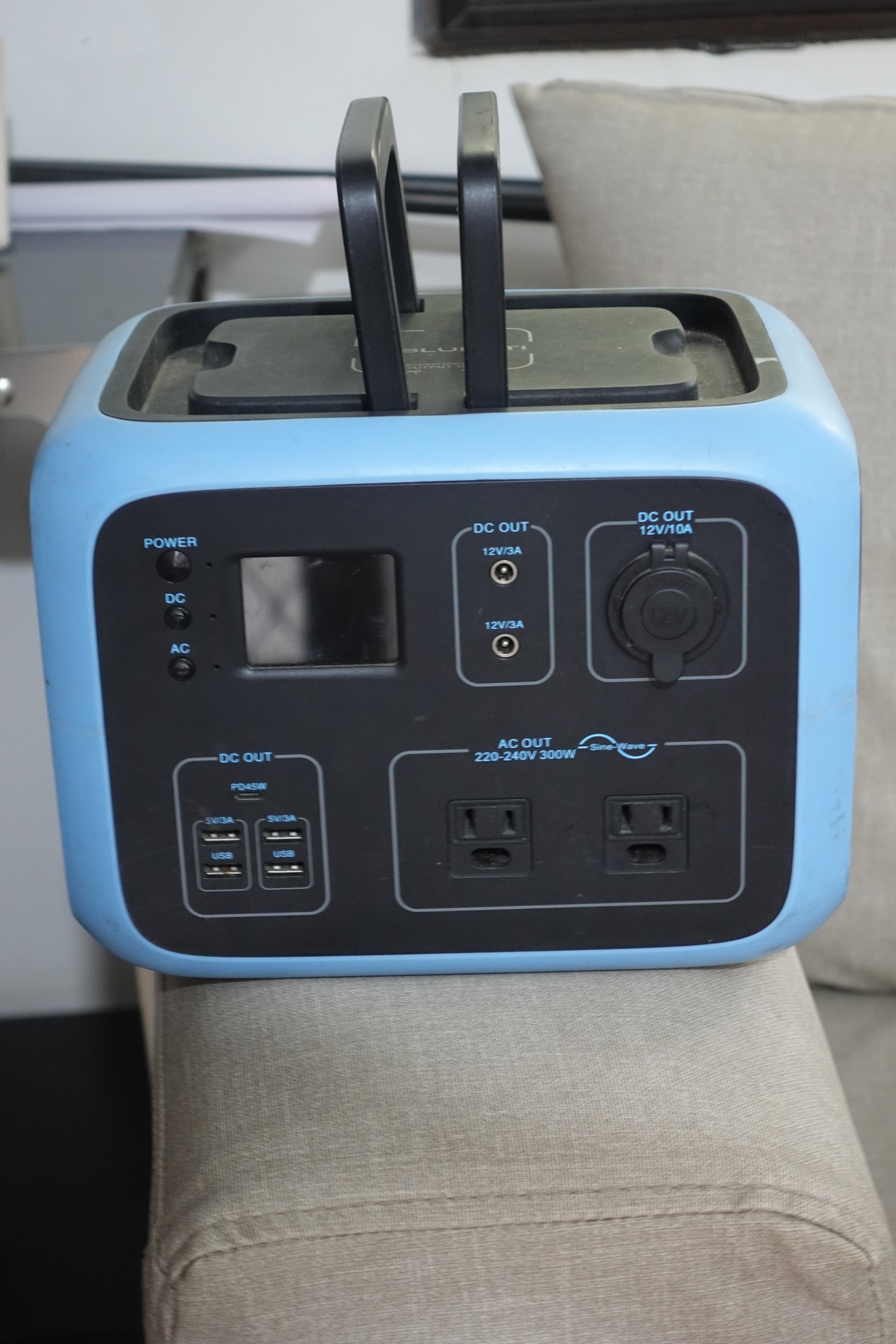Portable Power Station 300W AC 12V USB PD 45W (Used)